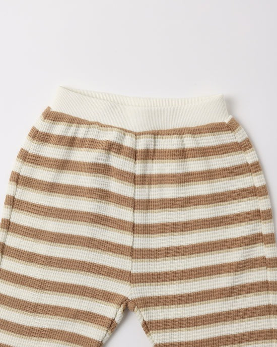 Waffle Slouch Set - Spice Stripe