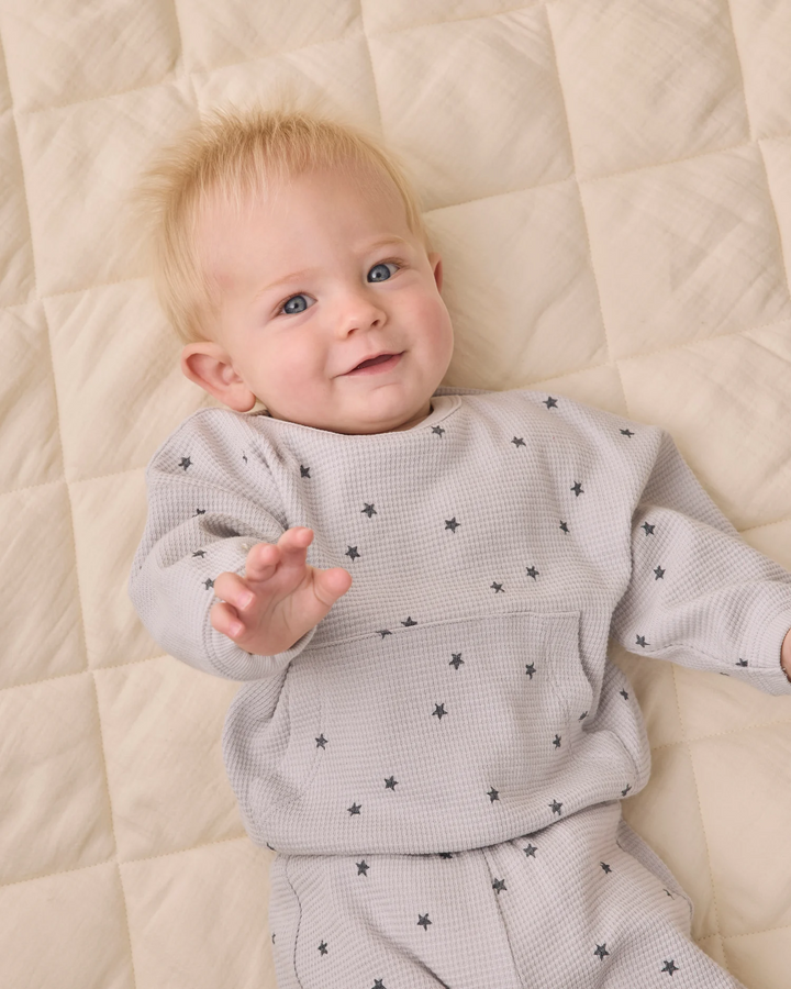 Waffle Slouch Set - Fog Stars