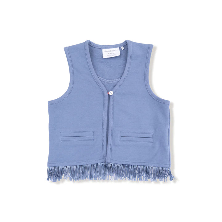 Western Fringe French Terry Vest