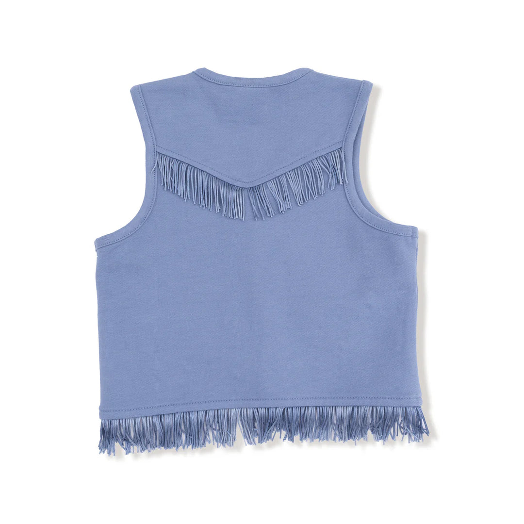 Western Fringe French Terry Vest