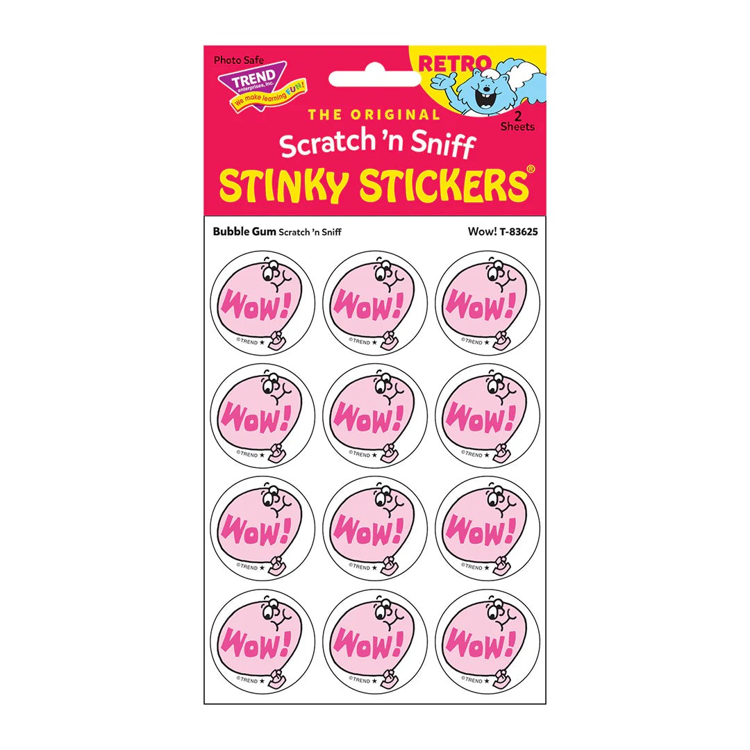 Scratch & Sniff Retro Sticker Packs -