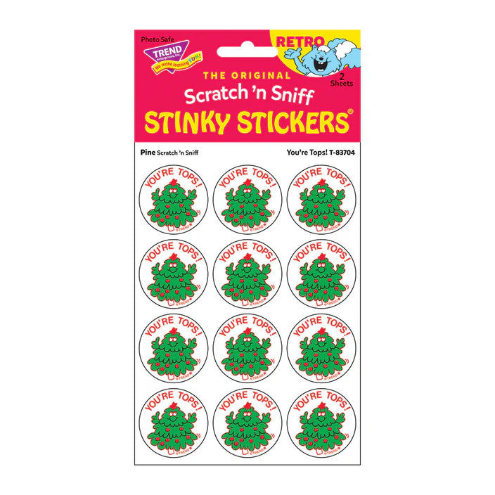 Scratch & Sniff Retro Sticker Packs -