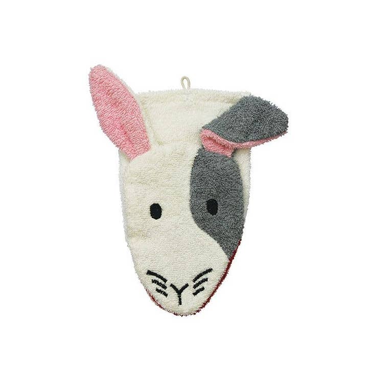 Rabbit Organic Washcloth Puppet