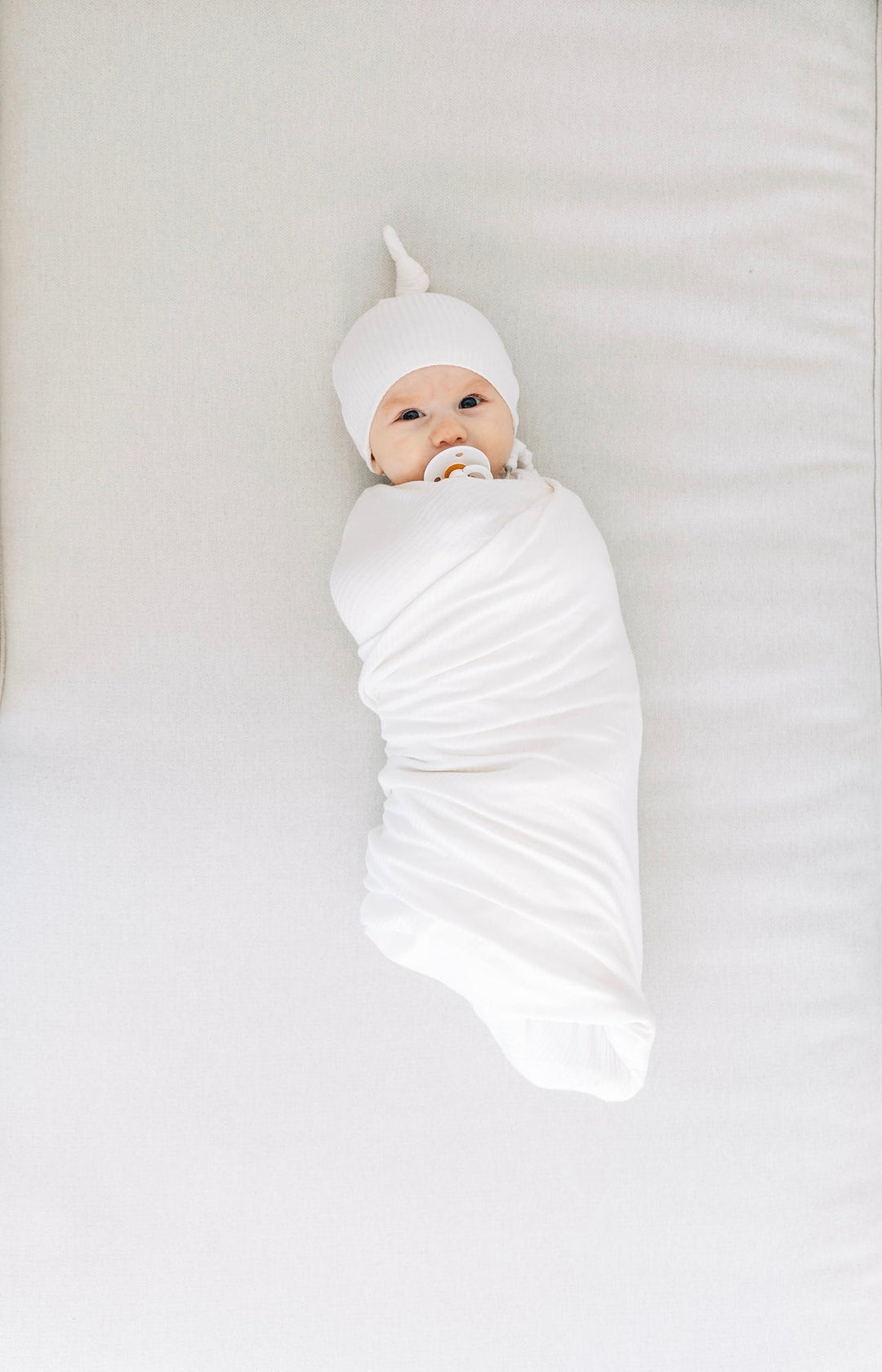 Wren Ribbed Swaddle Blanket