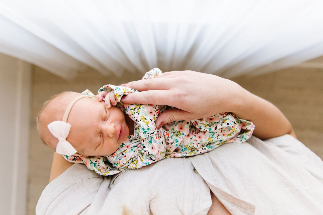 Millie Knotted Gown newborn-3 months