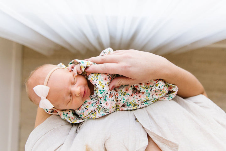 Millie Knotted Gown newborn-3 months