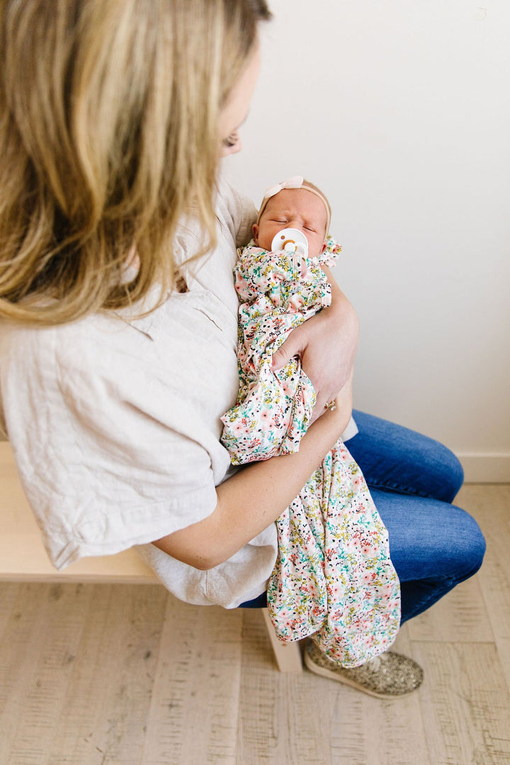 Millie Knotted Gown newborn-3 months