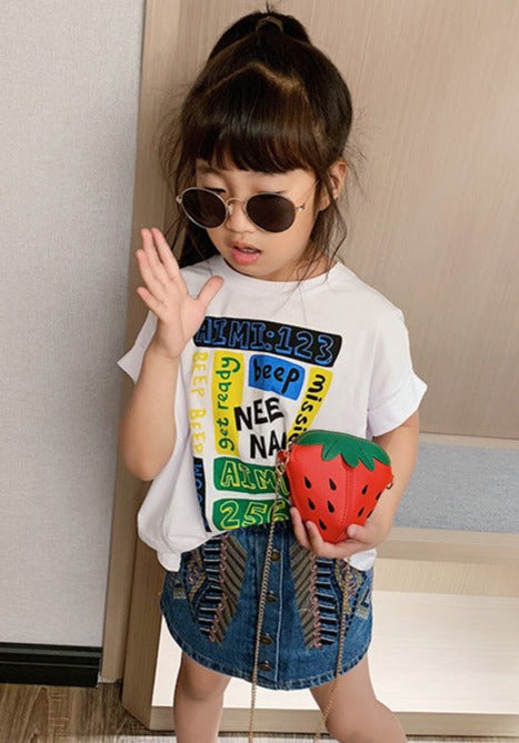 Red Strawberry Purse