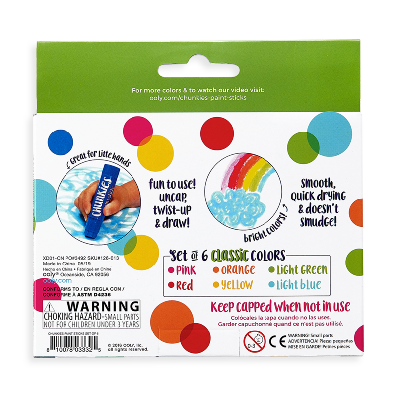 Chunkies Paint Sticks: Classic Pack Set
