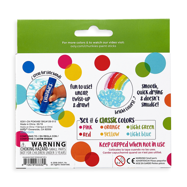 Chunkies Paint Sticks: Classic Pack Set