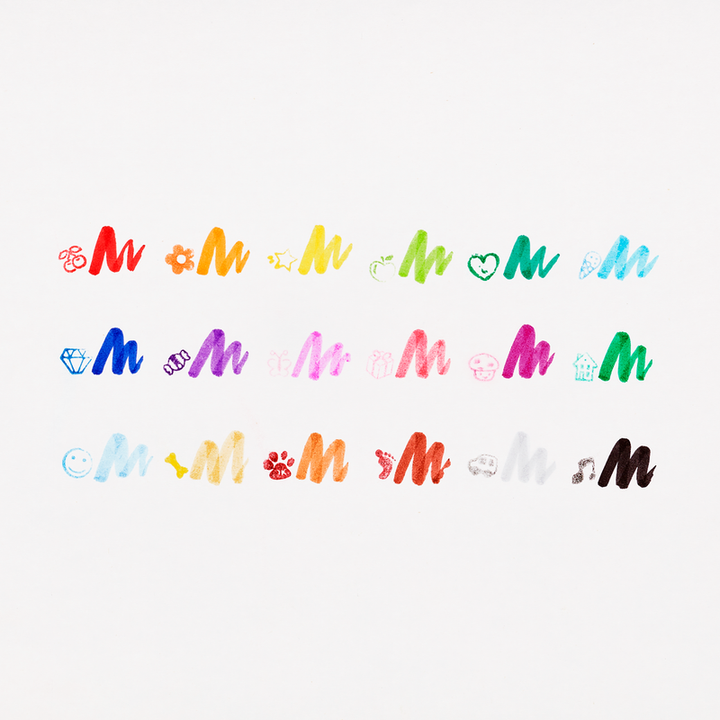 Stampables Double-Ended Brush + Stamp Markers Set