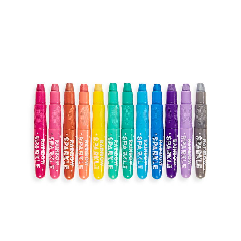 Rainbow Sparkle Metallic Watercolor Gel Crayons