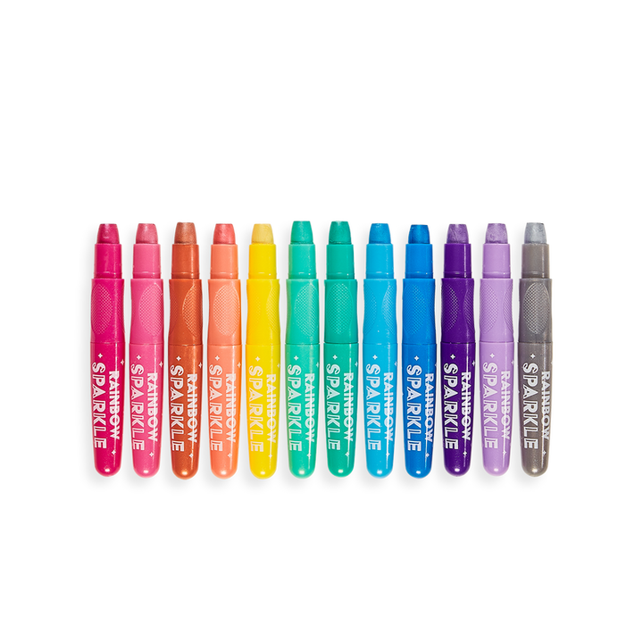Rainbow Sparkle Metallic Watercolor Gel Crayons