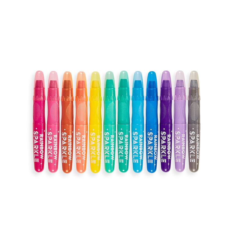 Rainbow Sparkle Metallic Watercolor Gel Crayons