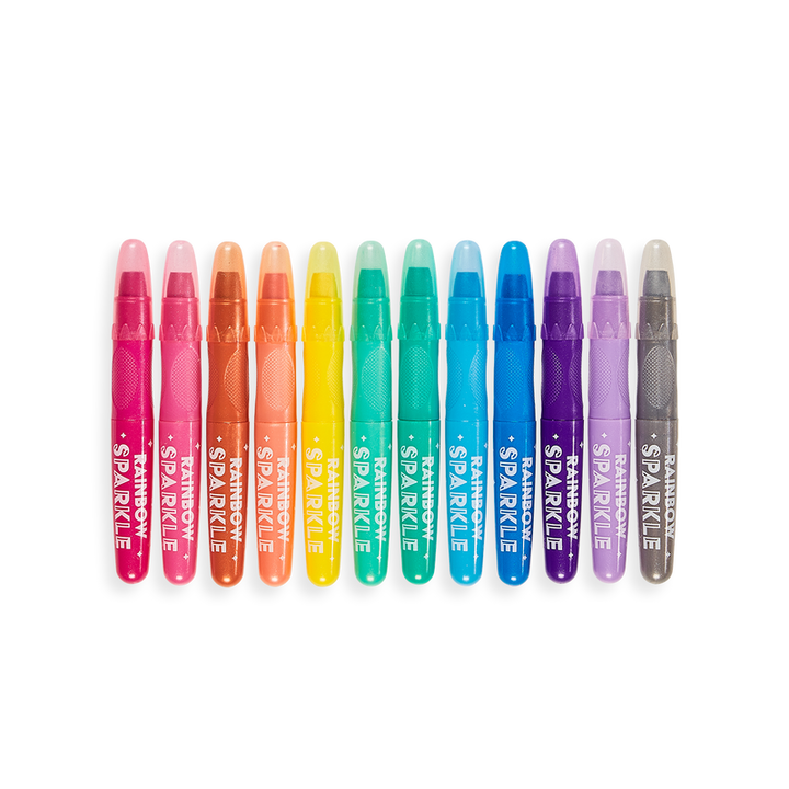 Rainbow Sparkle Metallic Watercolor Gel Crayons