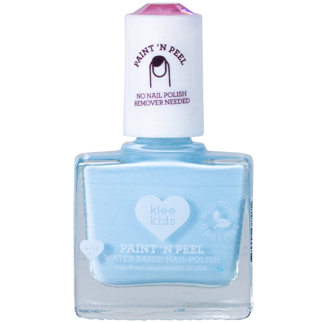 Kids Water-Based Peelable Nail Polish Little Rock