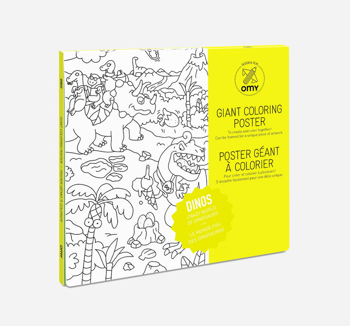 Dino Giant Coloring Poster