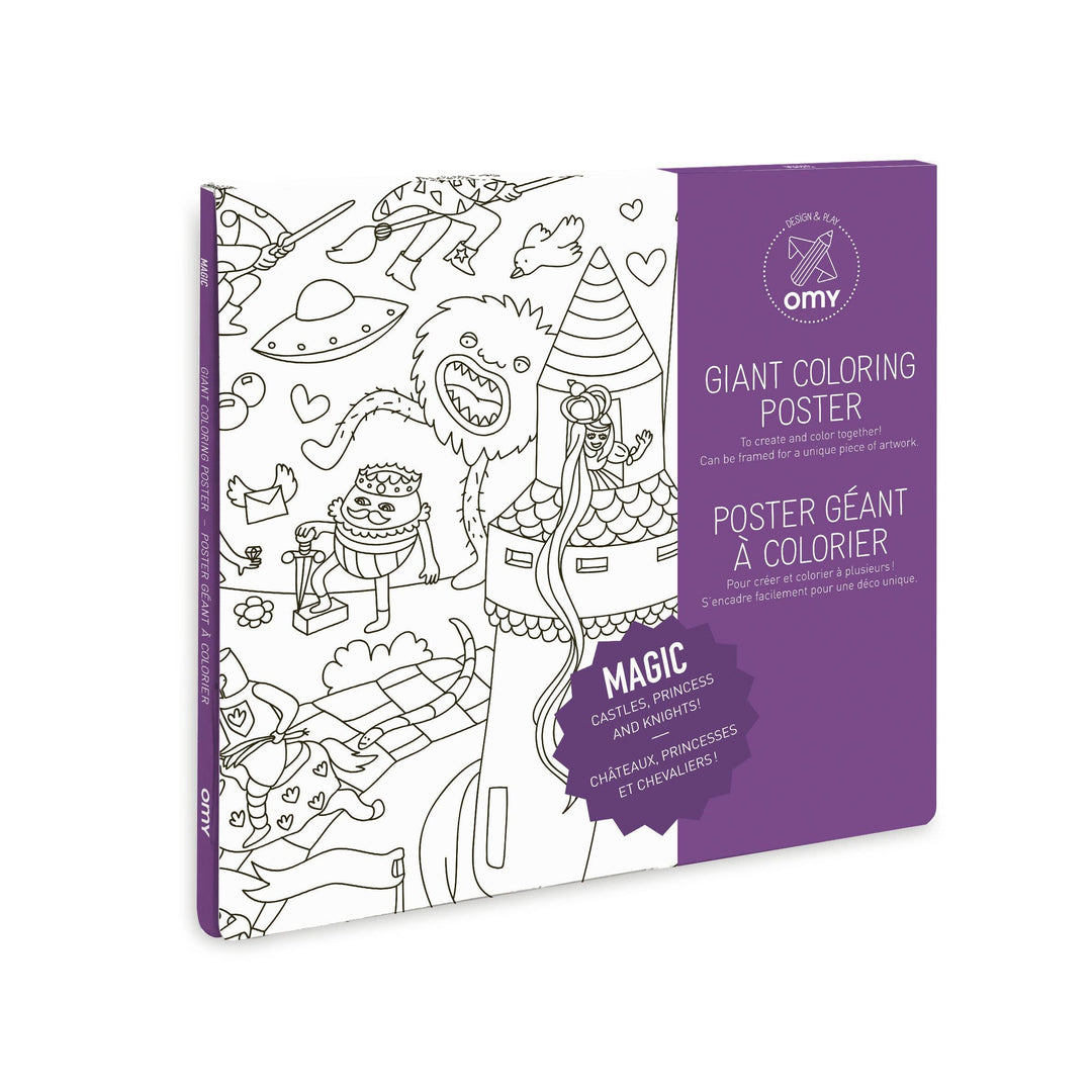 Magic Giant Coloring Poster