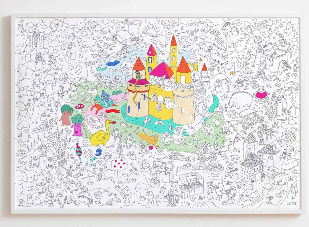 Magic Giant Coloring Poster