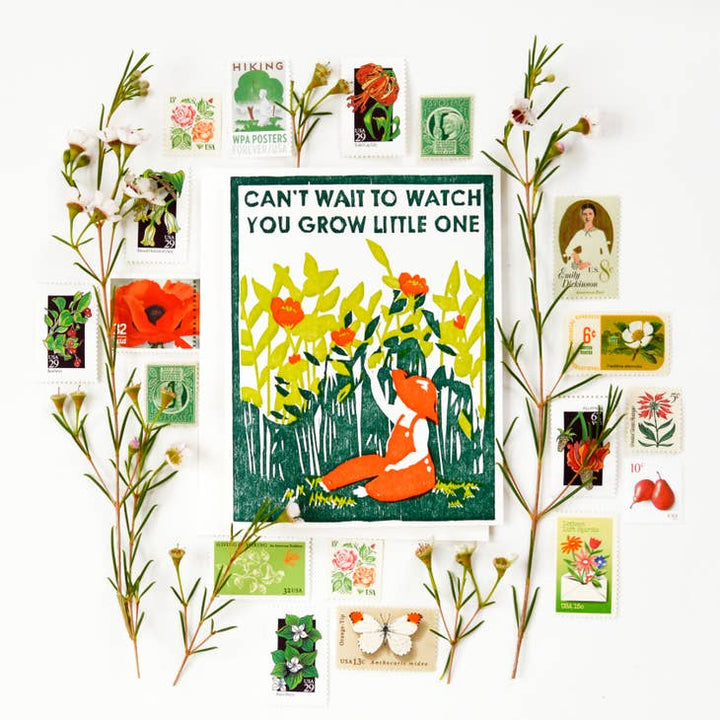 Watch You Grow New Baby Card