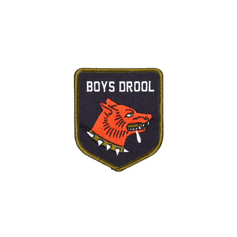 Boys Drool Embroidered Patch