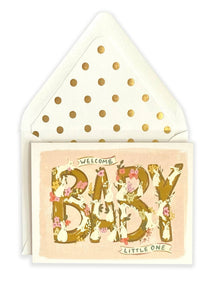 Welcome Little One Baby Card