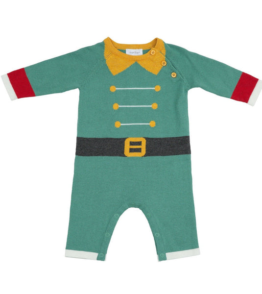 Elf Knit Coverall Green