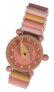 Les Petits Wooden Watch Pink