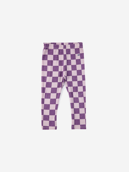 Purple Checker Leggings