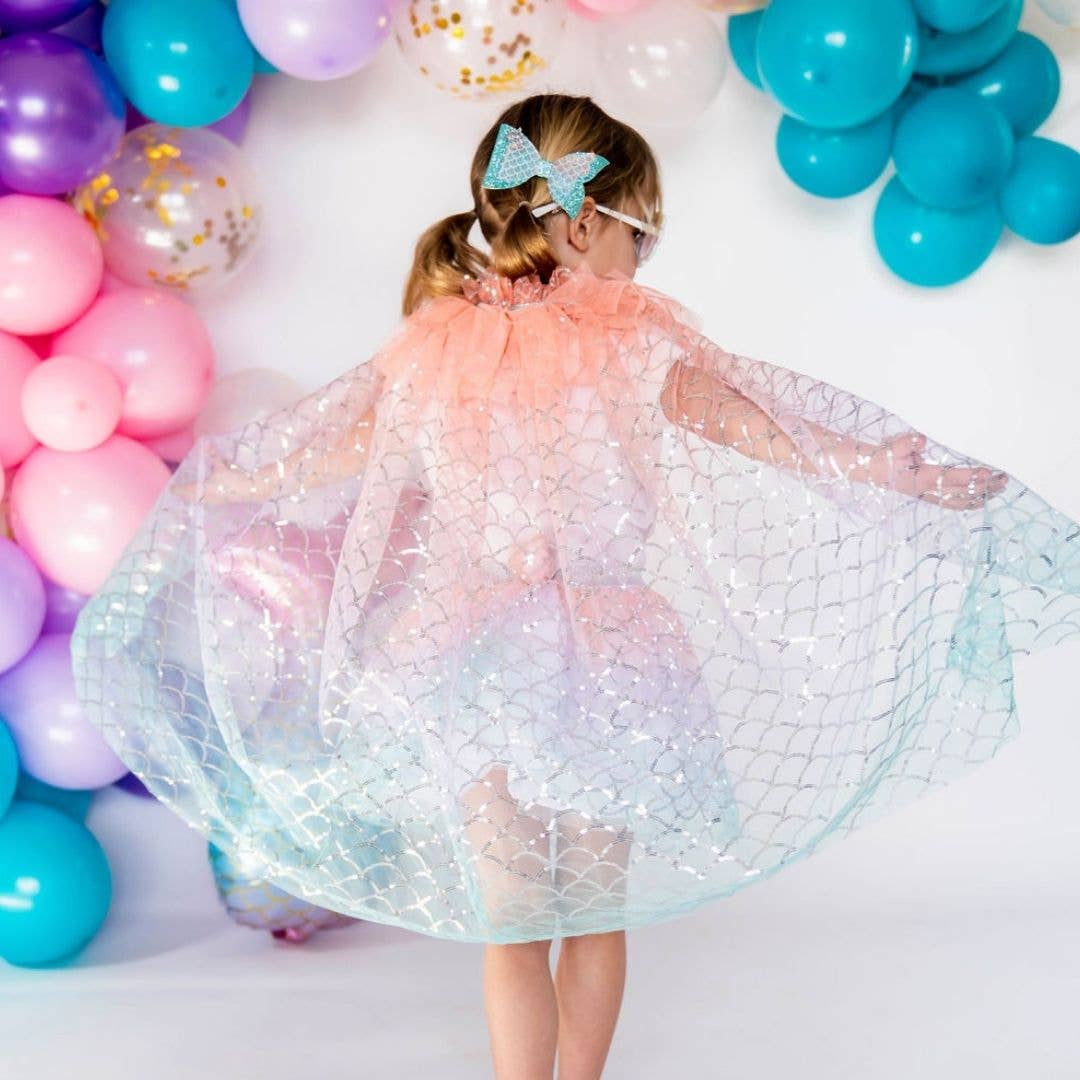 Mermaid Ombre Sequin Cape