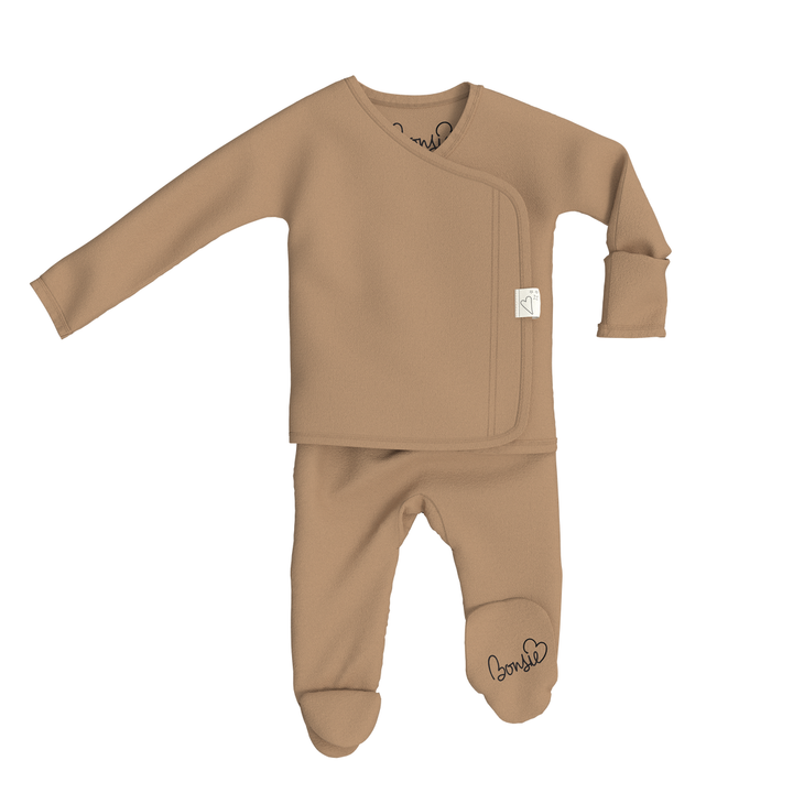 Mocha Footie Romper