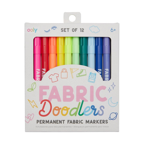 Fabric Doodle Markers Set of 12