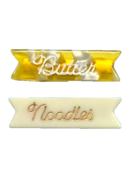 Butter Noodles Hair Clips Set