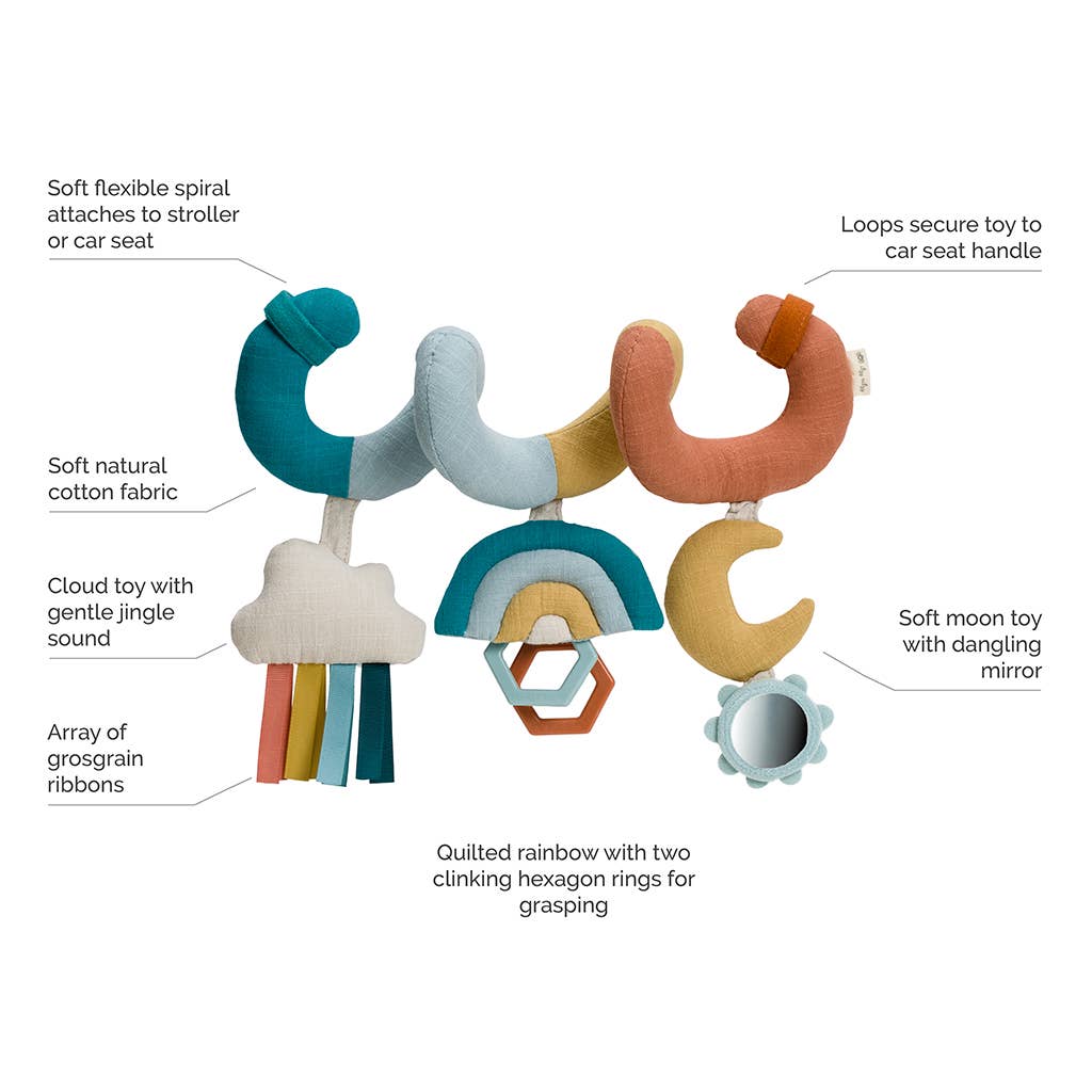 Bespoke Spiral Car Seat Activity Toy