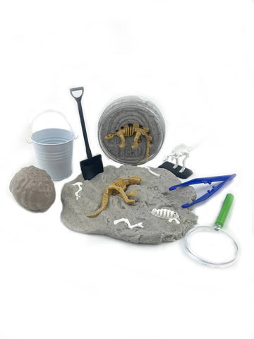 Dinosaur Fossil Dig Sensory Play Dough Kit