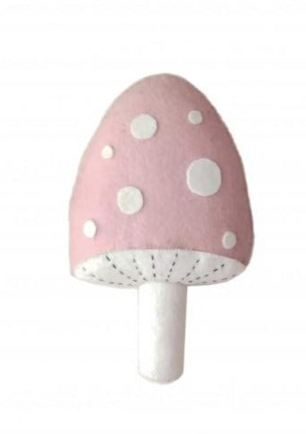 Pastel Mushroom Wool Mount