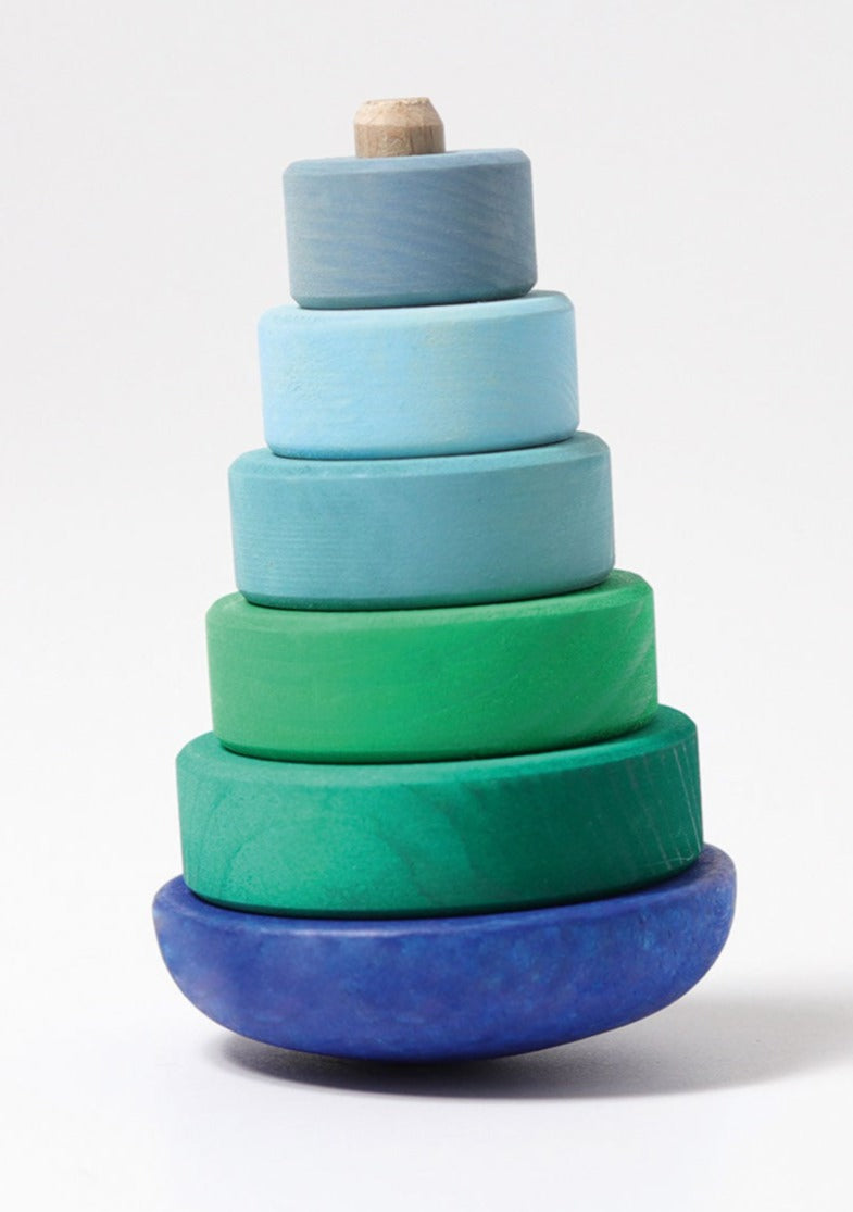 Blue Wobbly Stacking Tower