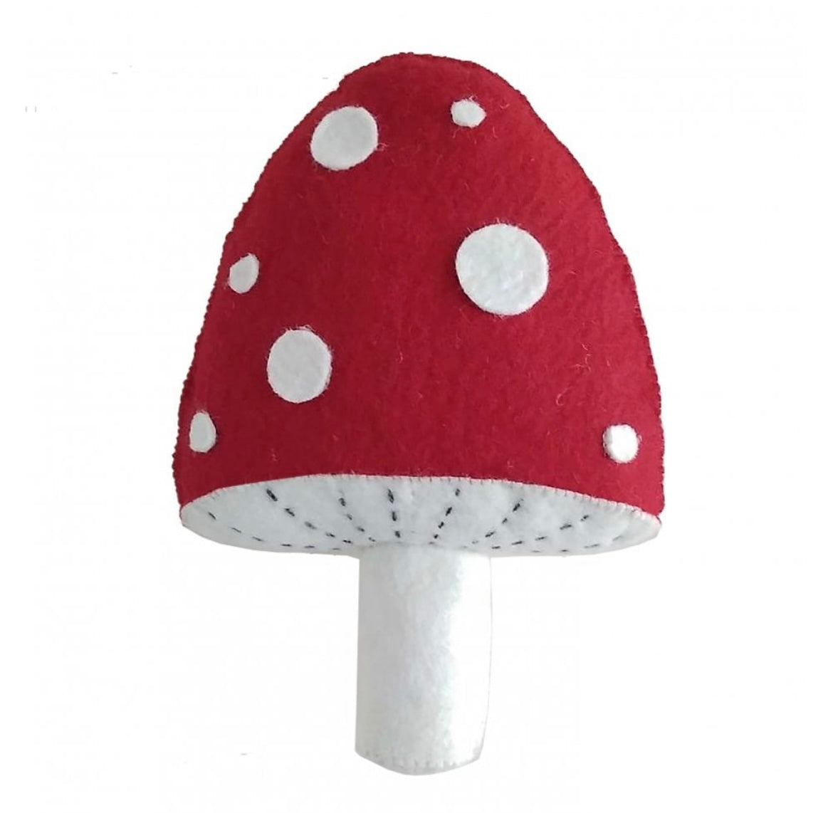 Red Mushroom Wool Mount