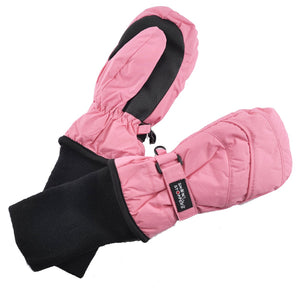 Nylon Mittens - Coral Pink