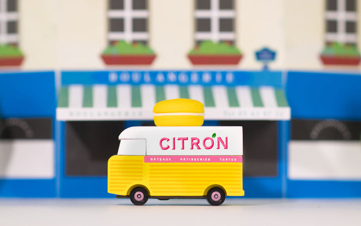 Candyvan Citron Macaron Van Foodtruck