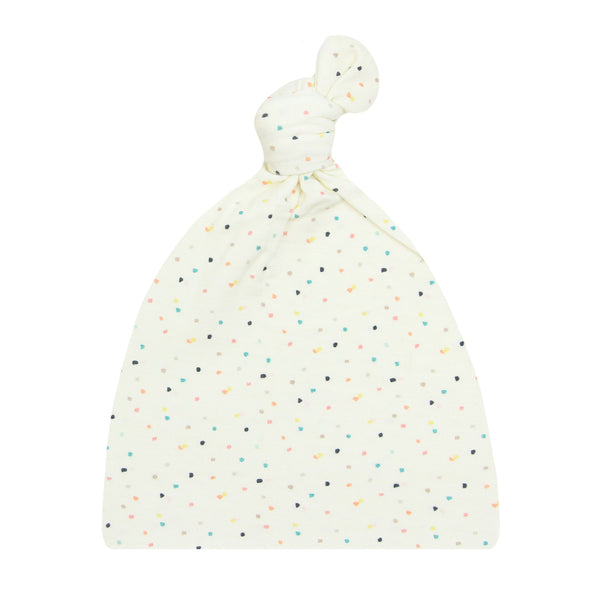 Dottie Ribbed Top Knot Hat