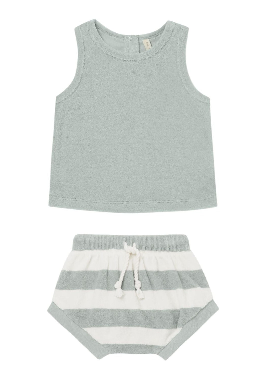 Sky Stripe Terry Tank + Short Set