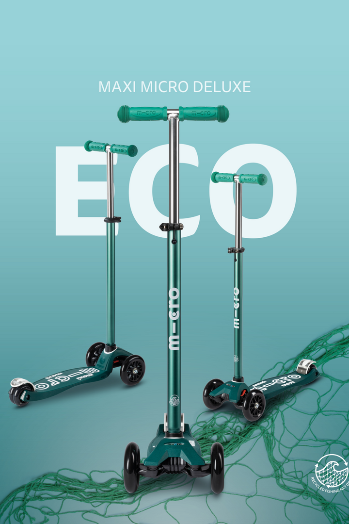 Eco Green Micro Maxi Deluxe Scooter (5-12 years)