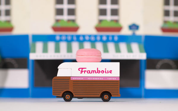 Candyvan  Framboise Macaron Van Foodtruck