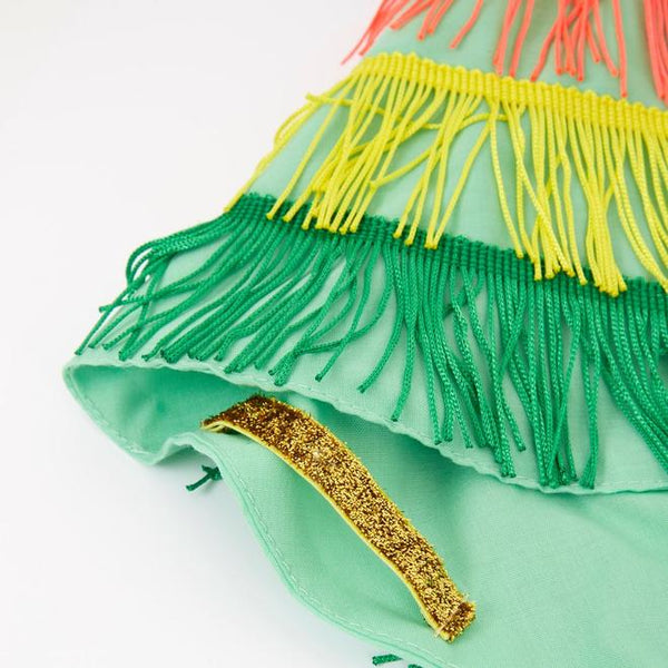 Parrot Fringed Cape Dress Up