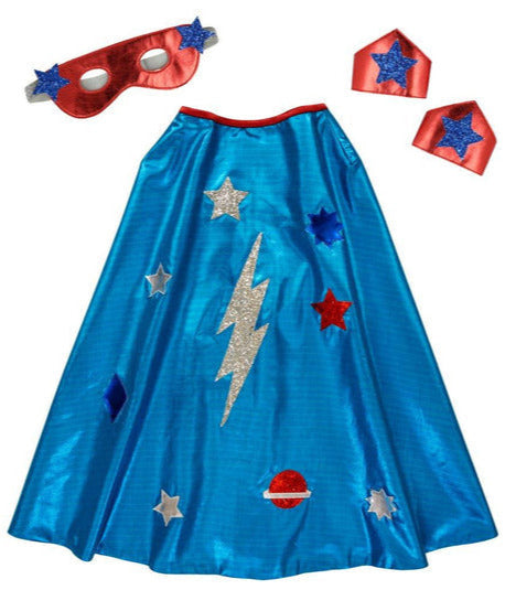 Blue Superhero Cape Dress Up