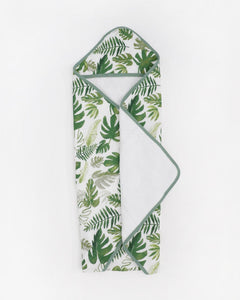 Tropical Leaf Infant Hooded Towel