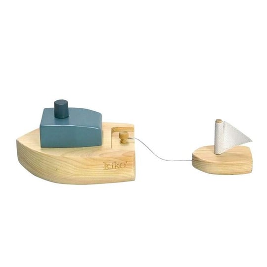 Wind Up Boat - blue