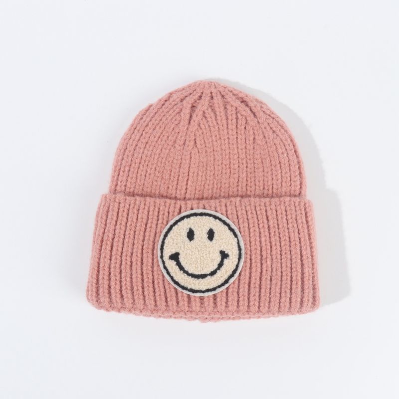 Smile Patch Beanie- Pink (1-3 years)