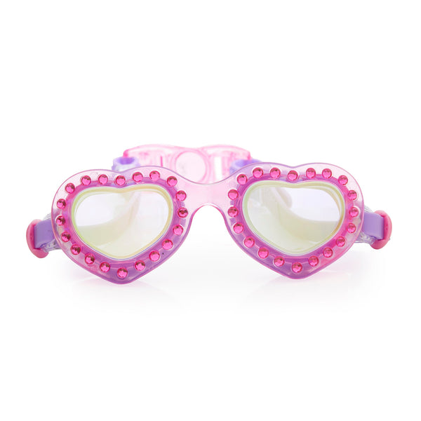 Bejeweled Heart Swim Goggles (3 years+)
